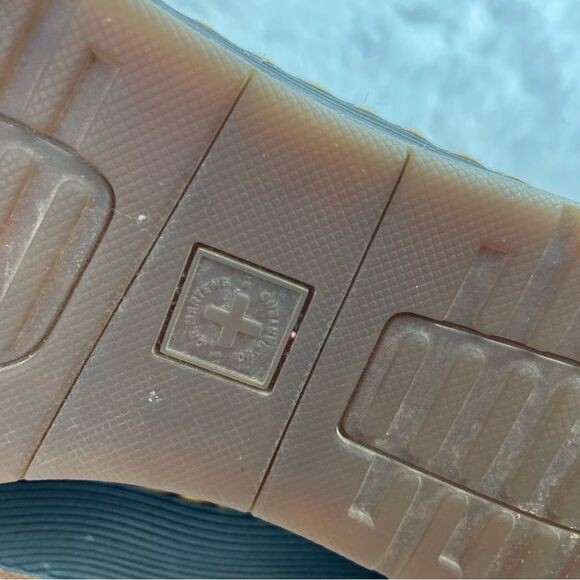 Dr. Martens Pascal Red Leather Lace Up High Top Boots - Picture 9 of 10